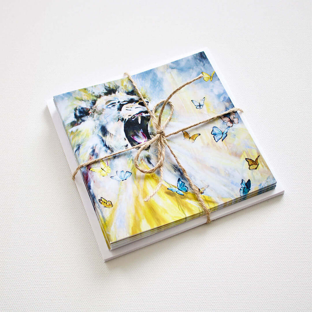 "The Roar" Note Cards - Set of 8 by Mindi Oaten