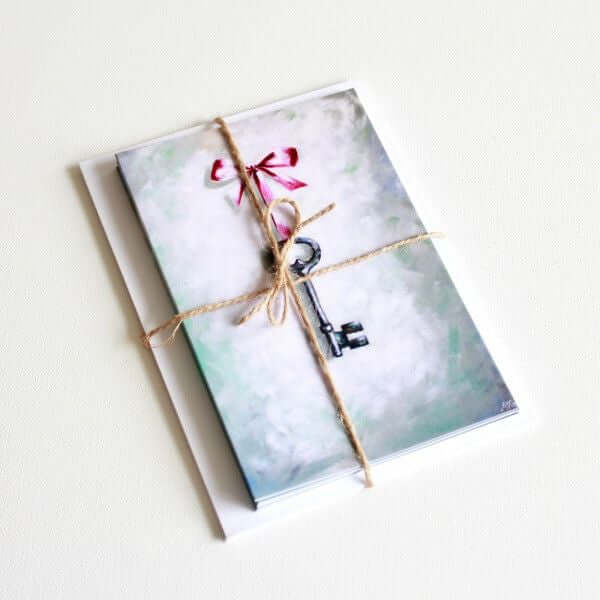 "This Key" Note Cards - Set of 8 by Mindi Oaten