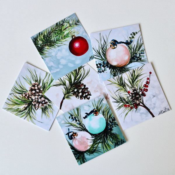 "Tis the Season" Assorted Note Cards - Set of 12 - Prophetic Christian Fine Art by Mindi Oaten Art 