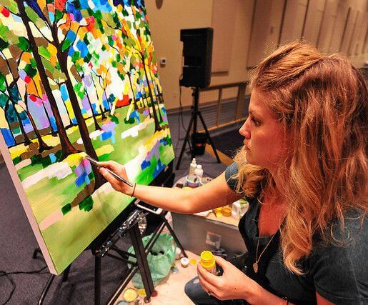 Display His Splendor - Fine Art Print by Mindi Oaten – Christian Prophetic Acrylic Painting featuring Fine Art Print, inspired by Scripture and spiritual themes.