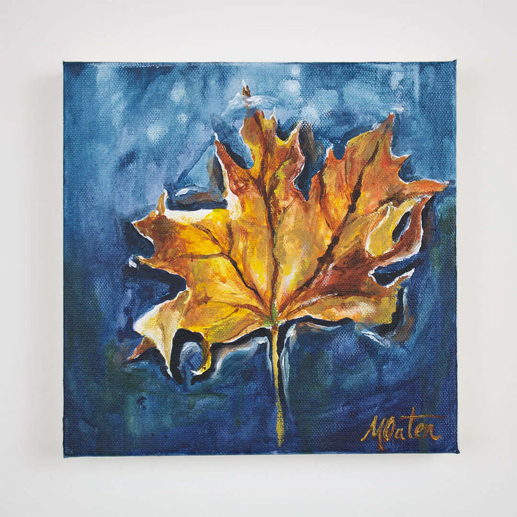 "We Stand" 8 x 8 inches acrylic painting on canvas by Mindi Oaten